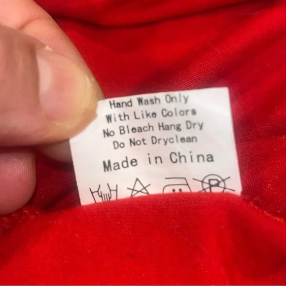 MATCHING SET, TWO Poppins & Pan Santa Christmas Embroidered Cotton Pajamas XL - Picture 7 of 12